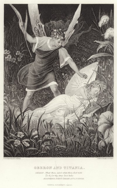 Oberon und Titania, Ein Sommernachtstraum, Akt II, Szene III von English School