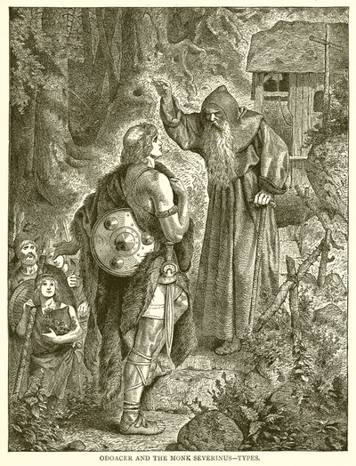 Odoaker und der Mönch Severinus--Typen von English School