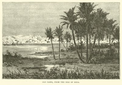 Alt-Kairo, von der Insel Roda von English School