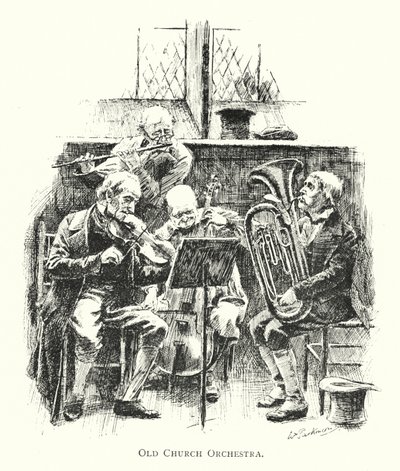 Altes Kirchenorchester von English School