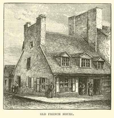 Altes französisches Haus von English School
