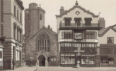 Alte Häuser im Domhof von English School