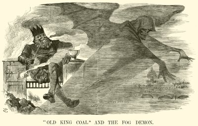 "Alter König Kohle" und der Nebeldämon (Stich) von English School