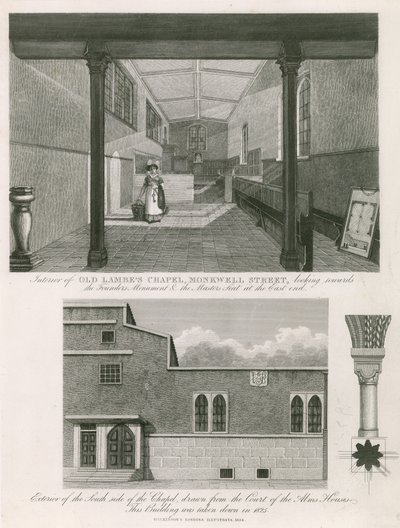 Alte Lambes-Kapelle, Monkwell Street, London von English School