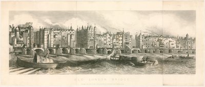 Alte London Bridge von English School