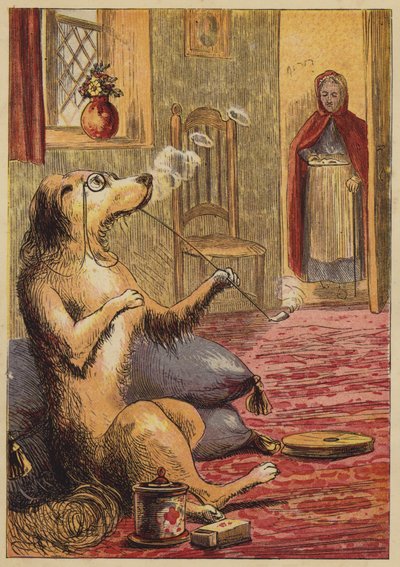 Alte Mutter Hubbard von English School
