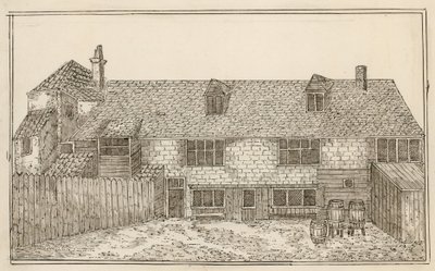 Altes Pied Bull, Islington (Rückseite) von English School