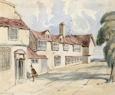 Altes Pied Bull, Islington (Rückseite) von English School