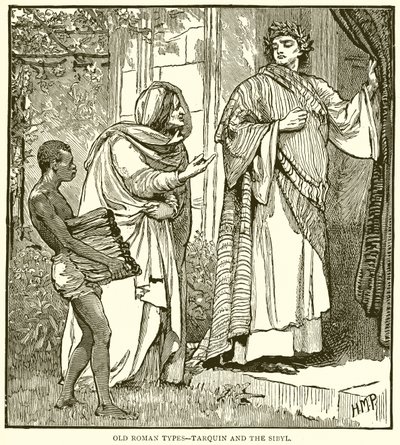 Alte römische Typen – Tarquin und die Sibylle von English School