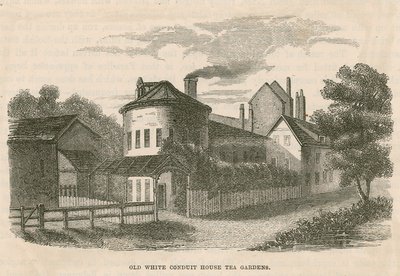 Old White Conduit House Teegärten, Pentonville, London von English School