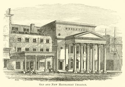 Altes und neues Haymarket-Theater von English School