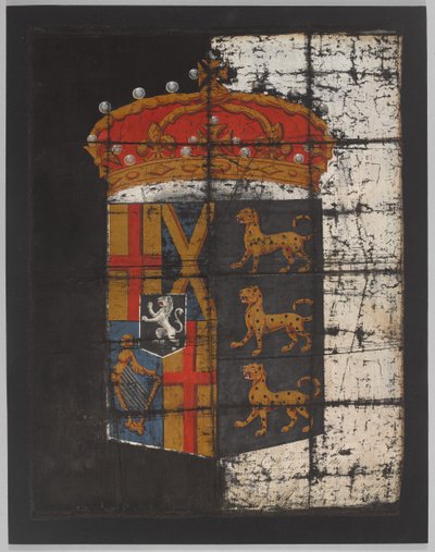 Oliver Cromwells Trauerbanner, ca. 1658 (Banner) von English School