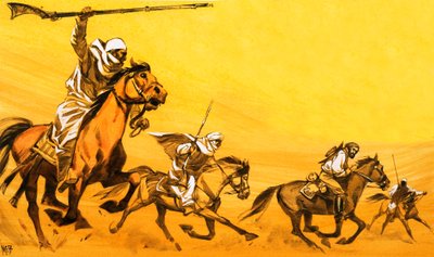Auf seiner vierten Expedition wurde Mungo Park von Mauren gefangen genommen von English School