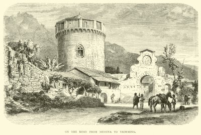 Auf der Straße von Messina nach Taormina von English School