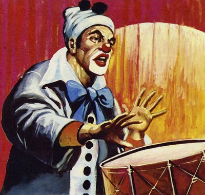 Eine von Carusos besten Aufführungen war als Clown in I Pagliacci von English School