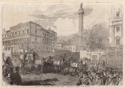 Eröffnung des Parlaments - Ihre Majestät durchquert den St. James