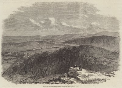 Eröffnung der Llandudno-Eisenbahn am 1. Inst von English School