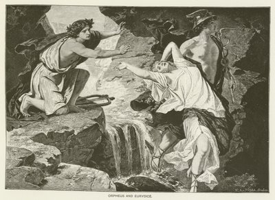 Orpheus und Eurydike (Gravur) von English School