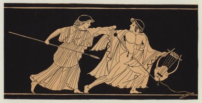 Orpheus von einer thrakischen Frau angegriffen von English School