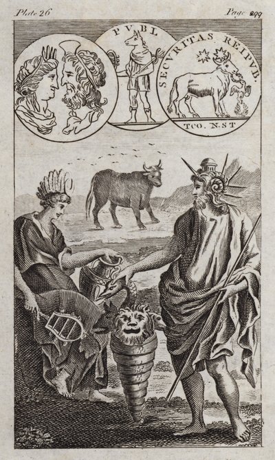 Osiris, Apis, Serapis von English School