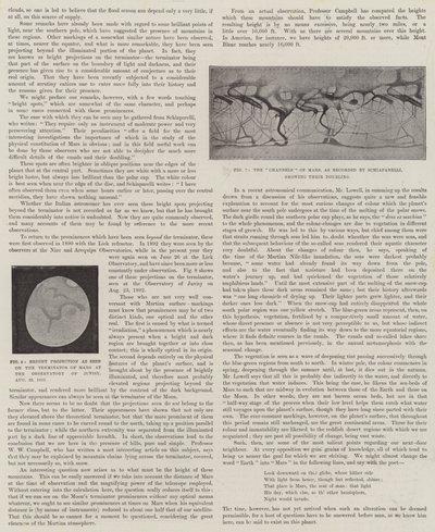 Unser naher Nachbar, Mars (Lithografie) von English School