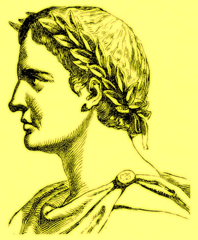 Ovidius Naso, Illustration aus Die Illustrierte Geschichte der Welt, veröffentlicht um 1880 von English School