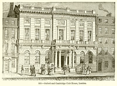 Oxford und Cambridge Clubhaus, London von English School