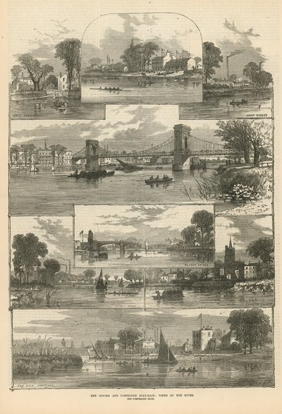 Oxford und Cambridge Bootsrennen von English School
