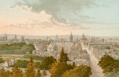 Oxford vom Magdalen Tower von English School