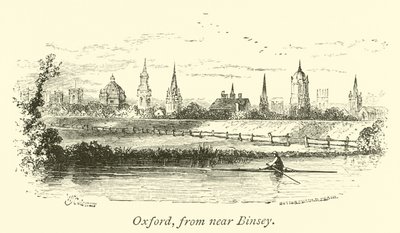 Oxford, von nahe Binsey von English School