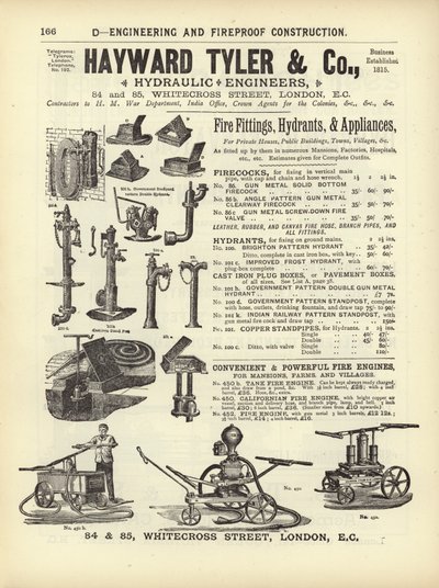Seite aus The Architects, Surveyors and Engineers Compendium 1892 von English School