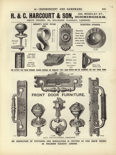 Seite aus The Architects, Surveyors and Engineers Compendium 1892 von English School