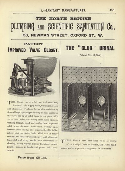 Seite aus dem Kompendium der Architekten, Vermesser und Ingenieure 1892 von English School