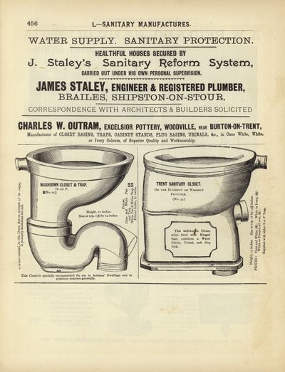 Seite aus dem Kompendium der Architekten, Vermesser und Ingenieure 1892 von English School