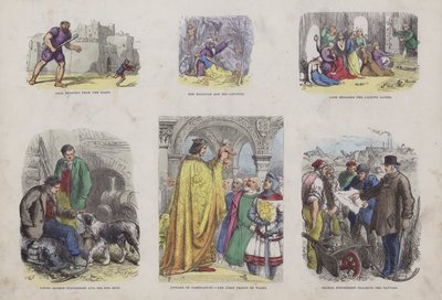 Seite aus dem Attraktiven Bilderbuch von English School