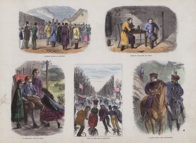 Seite aus dem Attraktiven Bilderbuch von English School