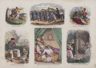 Seite aus dem Attraktiven Bilderbuch von English School