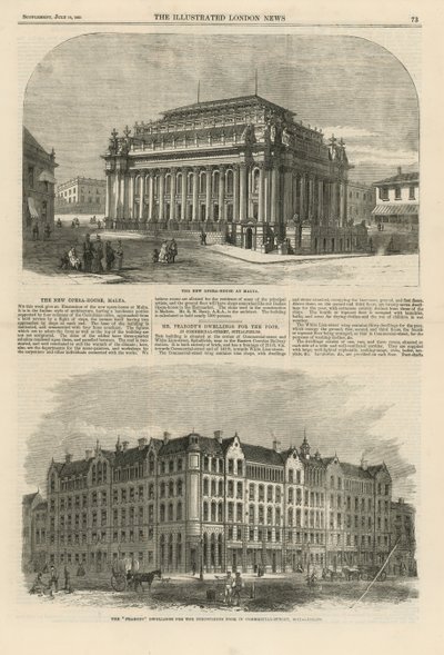 Seite aus den Illustrated London News von English School