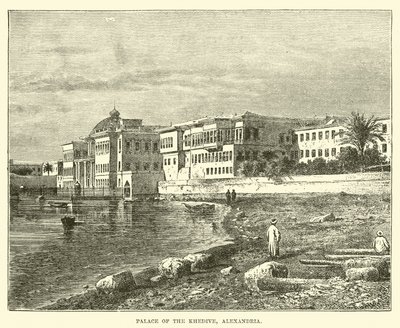 Der Palast des Khediven, Alexandria von English School