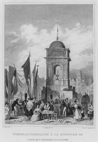 Paris, Tombeau Consacre A La Memoire De, Ceux Qui Perirent Juillet von English School