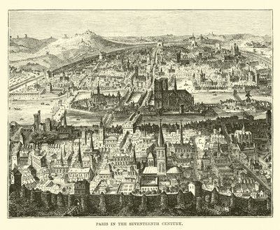 Paris im siebzehnten Jahrhundert von English School