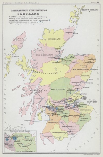 Parlamentarische Vertretung, Schottland von English School