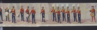 Teil des Panoramas der Hochzeit von Königin Victoria, ca. 1840 von English School