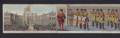 Teil des Panoramas der Hochzeit von Königin Victoria, ca. 1840 von English School