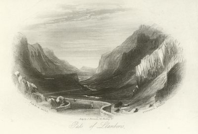 Pass von Llanberis, Nordwales von English School