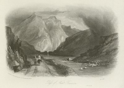 Pass von Nant Ffrancon, Nordwales von English School