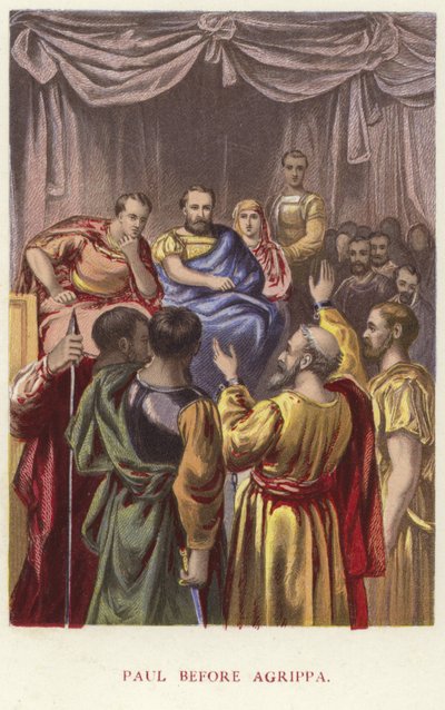 Paulus vor Agrippa von English School
