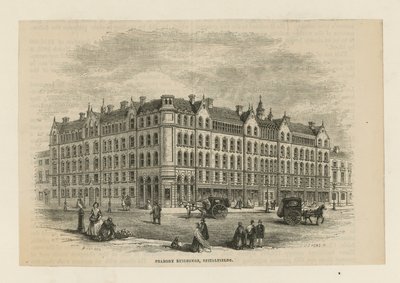 Peabody Buildings in Spitalfields von English School
