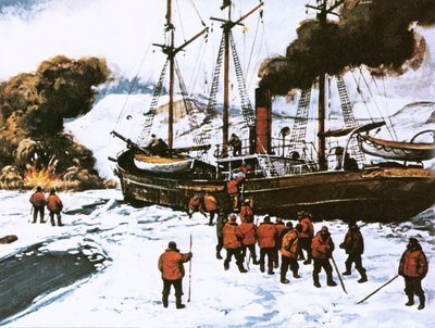 Pearys Expedition zum Nordpol von English School