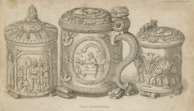 Peg Tankards von English School